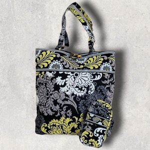 VERA BRADLEY BAROQUE TOTE BAG AND SUNGLASS CASE